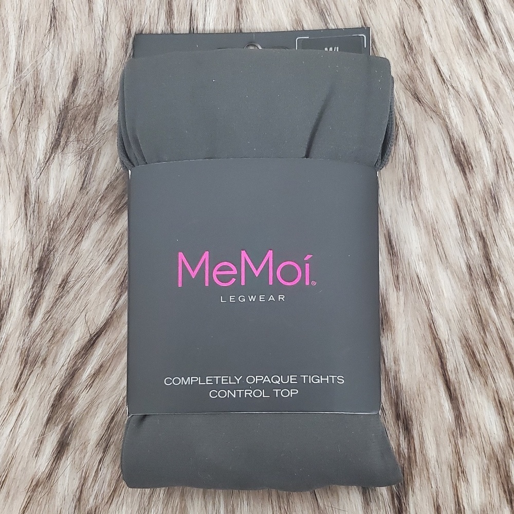 MEMOí Gray Completely Opaque Tights